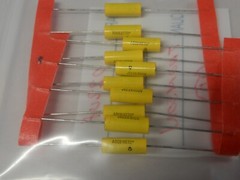 Thomson .022uf 400V Metalized Polyester Axial Lead NOS Capacitors Qty 10
