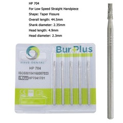 WAVE Dental Carbide Burs HP Long Surgical Burs For Straight Handpiece 703L 702