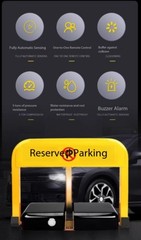 Car Park Lock: Garage Post—No Drilling Required, Automatic Lift, Reinforced