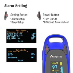 OLED Fingertip Pulse Oximeter with Plethysmograph