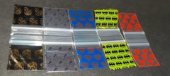 10,000 Apple Baggies 1”x1” Premium Random Mix, 5+ Styles, (10 packs of 1000)