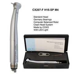 COXO Dental E Generator LED Handpiece High Speed Self Power Turbine 2/4 Hole NSK