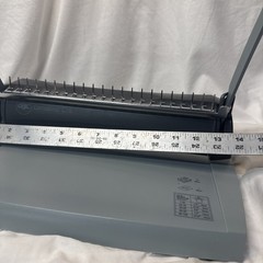 GBC CombBind C75 Plastic Comb Binding Machine Tabletop Desk Office Book Make