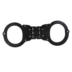 Smith & Wesson 350095 Model 300 Hinge-Linked Handcuffs & Keys M300 Cuffs, Blued