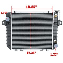 Aluminum Core Radiator For 2012+ Doosan Daewoo Forklift G20P-5 GM #440211-00010