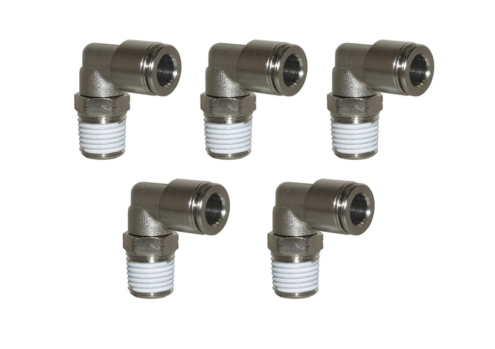 PN15 Series Push to Connect Tube Fitting, Male Elbow 1/4″ Tube X 1/8″ NPT – P