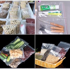 Clear 2mil Reclosable Zipper Poly Bags Self Seal Plastic Poly Bags MANY Sizes