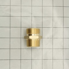 1-1/2 Inch Male NH/NST x 1-1/2 Inch Male NPSH Brass HEx Fire Hose Hydrant Adapte