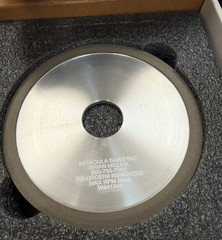 Missoula Saw 6 X 0.250 X 1.250 Grinding Wheel B150 C75 BA20 0.063 AL