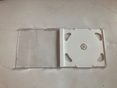 5 Top Quality 10.4mm Very Rare Brilliant Double 2 CD Jewel Cases w/White Tray