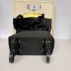Foldable Rolling Grocery Cart, Expandable Oxford Cloth Shopping Bag with Wheels