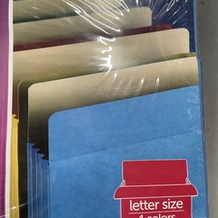 Office Depot 3 1/2” Expanding 4 Colors Open Top S8