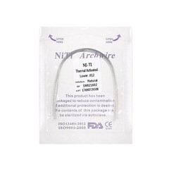 Dental Orthodontic Arch Wire Thermal Activated NiTi Archwire Round Rectangular