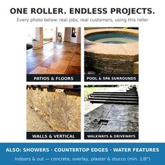 Concrete Texture Rollers, The “Original SBC” Weathered Flagstone Concrete Roller