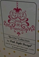 Blue Silver Leopard Print 1″ Binder 7 X 9 Pink & Chandelier Pink Light Design
