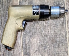 Vintage Black & Decker 1490 Type 2 3/8″ NonReversible Air Drill Pneumatic TESTED