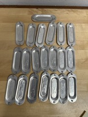 LOT OF 22 – Crouse-Hinds 290 – 3/4” Conduit Body Covers Only (READ)