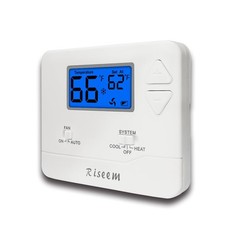 Non-Programmable Thermostat for Home 0.98″D x 4.72″W x 3.86″H, Blue