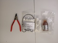 Unused Thermo Fixed Angle Titanium Rotor T29-8×50, PN 75003009 w/Tubes
