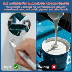 XTIIEED Fillable Touch Up Paint Pen, Refillable 3 Count (6 pcs kit), A-03
