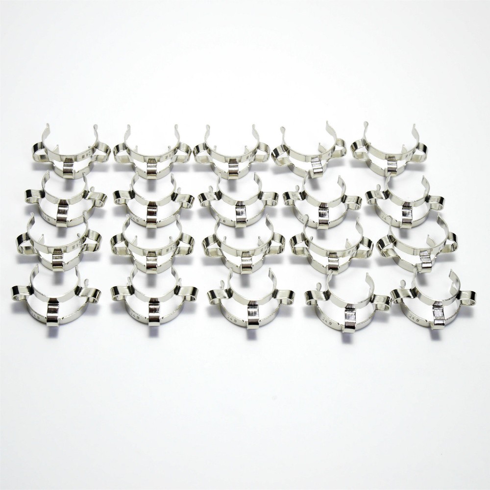 24#,Stainles Steel Clip,Keck Clamp,24/29 & 24/40 Glass Ground Joint,20Pcs/Pack