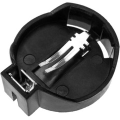 20pcs/set Button Coin Cell Battery Socket Holder Case Black CR2025 CR2032 USA