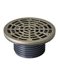 Sioux Chief 832-3HNR FinishLine 3 Inch Adjustable Floor Drain Nickel Bronze