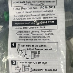 Vortran Automatic Resuscitator VAR-PLUS Model PCM-5011
