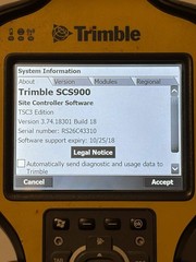 Trimble TSC3 Data Collector SCS900 v3 GPS Survey Field Controller