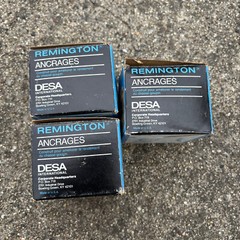 3 BOXES 300 TTL – Remington 58048 1″ Low Velocity Power Fasteners – 100Pk