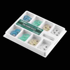 AZDENT Dental Composite Finishing Polishing Disc Metal Bush Contouring Kit