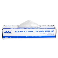 500PCS JMU Plastic Dental Handpiece Cover High Speed Sleeves Sheath 1”X8”