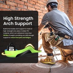 Welnove Work Boot Insoles – High Arch Support for All-Day Standing Comfort