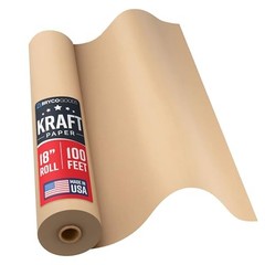 Kraft Paper Bryco Goods 18 x 1200 Inch Brown New