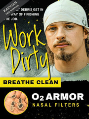 O2 Armor Nose Filters for Welders & Allergies – Assorted Sizes, Clear