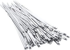 Metal Zip Ties 304 Stainless Steel Heavy Duty Cable 198-400lb 8″ 12″ 18 24″ 3TL