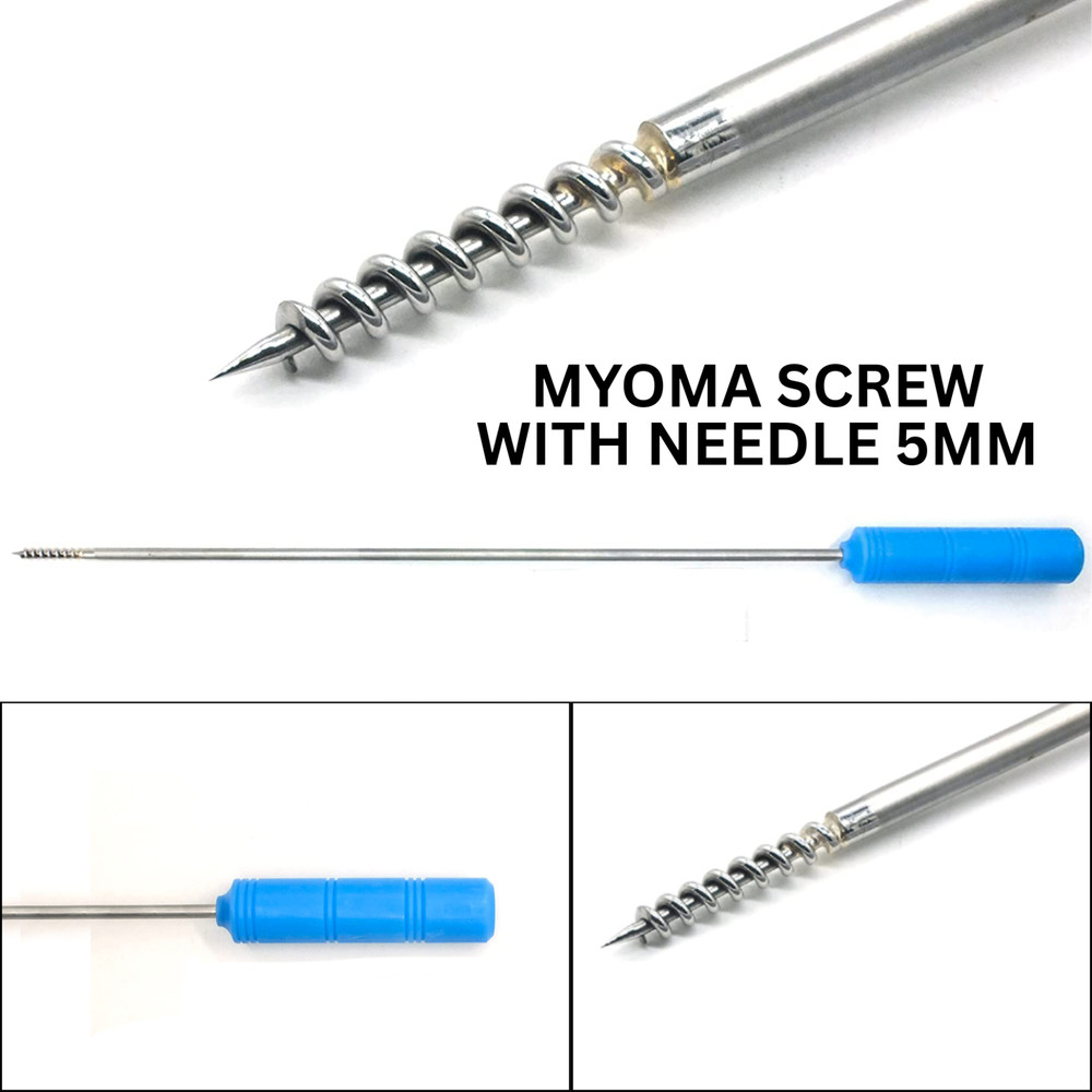 Laparoscopic Myoma Screw With Needle 5mmx330mm Surgical Instruments CE Approved