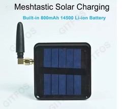 Meshtastic Solar Node – NRF52840 SX1262, 800mAh Batt, USA 915 MHz w/Pole Mount