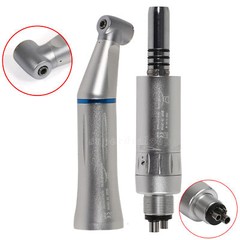 Dental Slow Low Speed Handpiece Push Contra Angle NSK Style Air Motor 4Holes