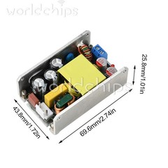 AC 95-265V to DC 24V 4A / 12V 8A 100W High-Power Switching Power Supply Board