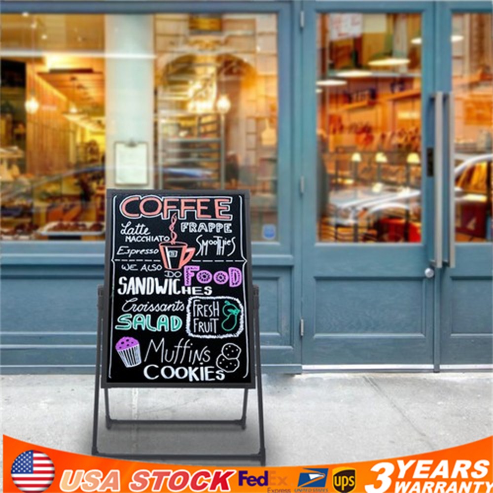 LED Message Board Restaurant Menu Sign Illuminated Neon Erasable with Remote