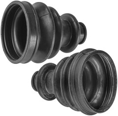 Caltric AM141485 AM141486 Front Inner and Outer CV Axle Boot Compatible with Joh