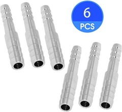 JoyTube Hose Barb Reducer 5/16″ to 1/4″ 5/16 x 1/4 Barb, Stainless Steel