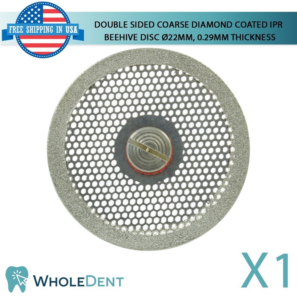 Ortho Dental Coarse Double Sided Diamond Coated Disc IPR Separator Ø22mm, 0.29