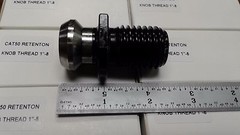 12pcs CAT50 Retention knobs,pull studs,45 degree,2-3/8″ length,coolant thru hole