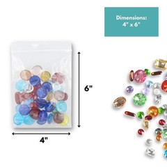 10000 Pcs Clear Reclosable Plastic Zip Lock Bags Resealable Zipper 4″ x 6″ 2 Mil
