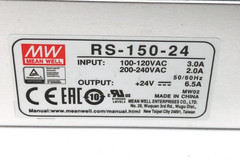 New Mean Well RS-150-24 AC/DC Power Supply 24VDC @ 6.5A 150W