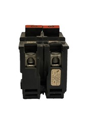 Federal Pacific FPE NA260 2 Pole 60 Amp Stab Lok Circuit Breaker – Red Handle