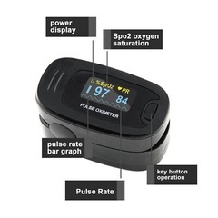 CONTEC CMS50N Finger Tip Pulse Oximeter SpO2 Blood Oxygen PR Heart Rates Monitor
