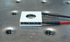 Qty: 3 Laird Thermoelectric Peltier Module 15 x 15 x 3.6 mm + 7mm Hole laser TEC